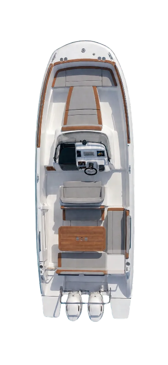 La Beneteau Flyer 9 Spacedeck de Holiboats navegando frente a Mallorca
